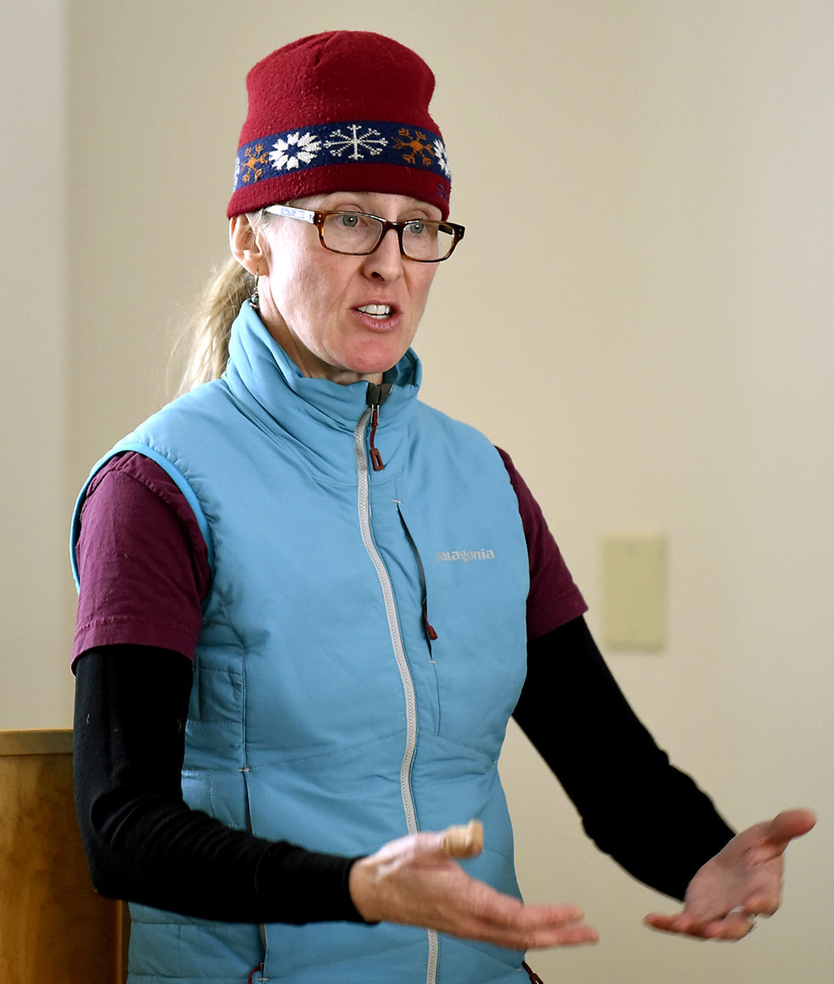 Geography professor Sarah Halvorson